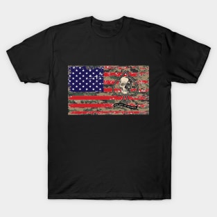 CAMO AMERICAN FLAG USA CAMOFLAUGE T-Shirt